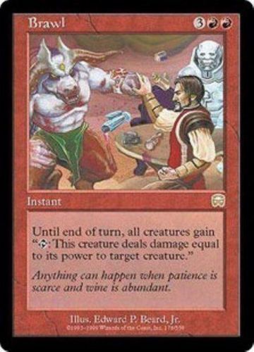 Brawl x4 Mercadian Masques MtG NM - Picture 1 of 1
