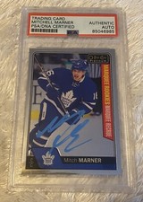 MITCH MARNER SIGNED 2016-17 OPC PLATINUM RC TORONTO MAPLE LEAFS