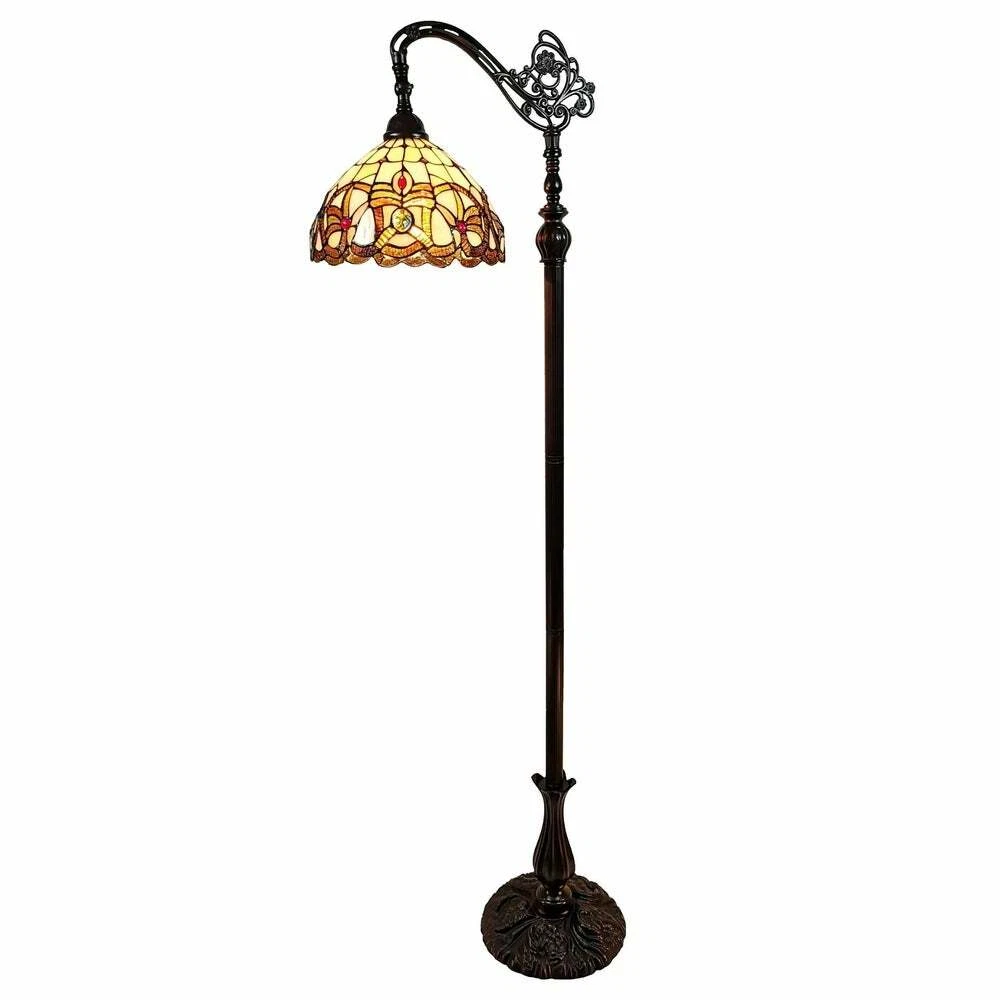 Tiffany floor lamp cheap with reading light