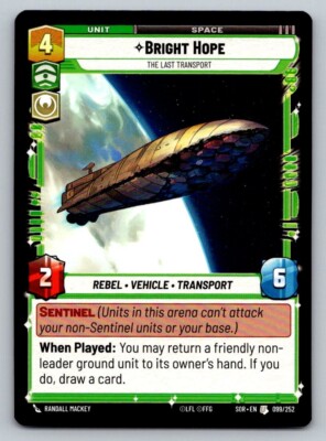 Star Wars Unlimited Bright Hope 099/252