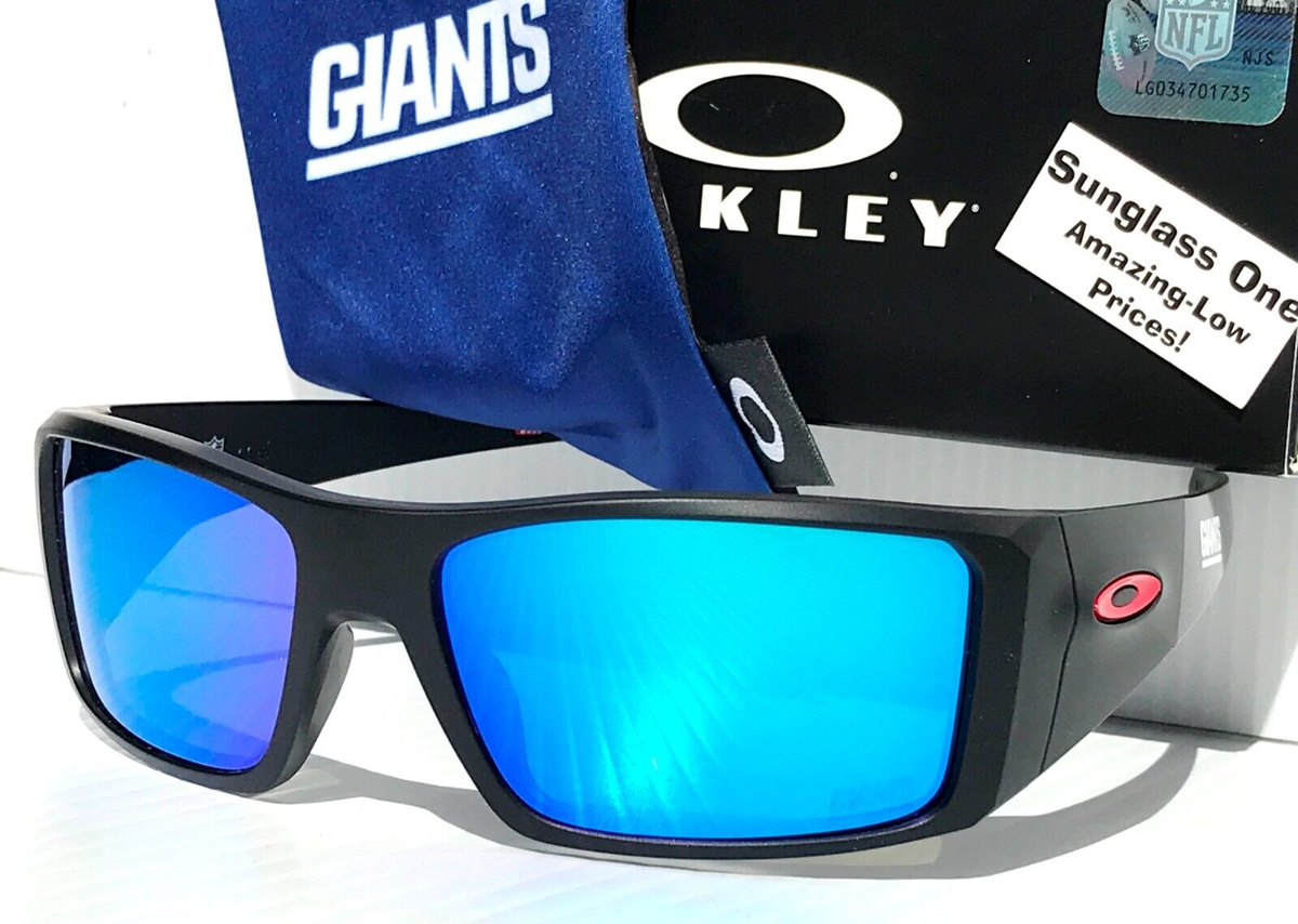 NFL Oakley HELIOSTAT NEW YORK GIANTS Matte Black PRIZM Sapphire