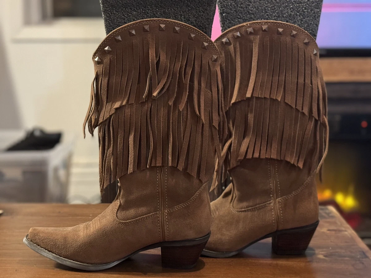 Durango fringe best sale boots
