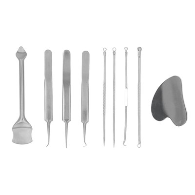 Blackhead Remover Pimple Extractor Tool Kit Edelstahl-Nadeln Scraper Comedone