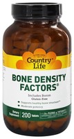 Country Life - Bone Density Factors - 200 Tablets Formerly Biochem on sale Country Life - Bone Density Factors - 200 Tablets Formerly Biochem on sale