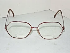 VINTAGE SILHOUETTE EYEGLASSES/FRAMES! M6107 V-6056 RED! MADE IN AUSTRIA