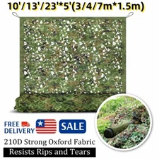  DUNCHATY Camo Netting Military Woodland Camouflage Mesh Netting Camping Hunting