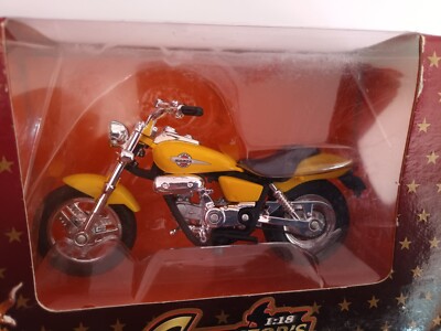 Honda Magna - gelb - Motorrad Modell -  1:18 Road Signatur  Yatming