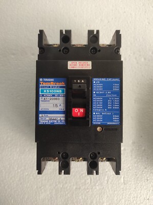 TERASAKI TEMBREAK XS100NB 15A 3 POLE CIRCUIT BREAKER