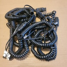 LOT OF TEN 10 Plantronics  Avaya Quick Disconnect Headset Cable Cord