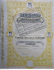 TORIN 1934 * ACTION OF MYTHICAL VENCHI UNIQUE HISTORICAL AUTHENTIC UNCIRCULATED