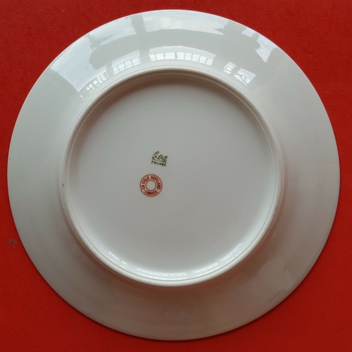 4 Ch. Field Haviland Limoges GDA France CHF918 7-5/8" Salad Plates. Roses. Blue - 第 11/12 張圖片