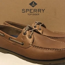 NEW Sperry Top Sider Men’s Size 11 M Leeward 2 Eye Boat Shoes Sahara 777894