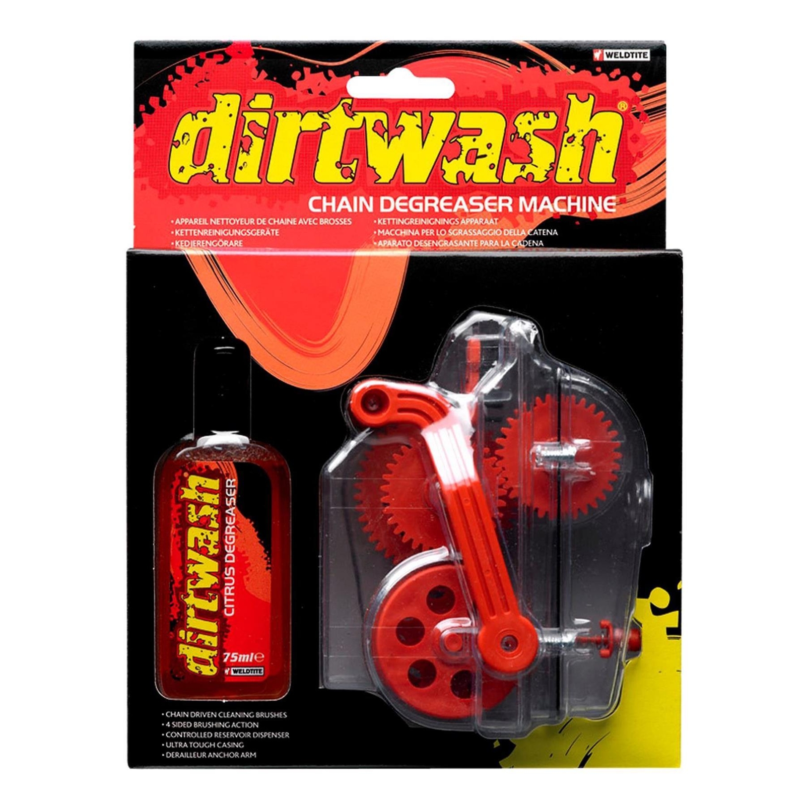 New Weldtite Dirty Chain Citrus Degreaser Machine Bicycle Chains