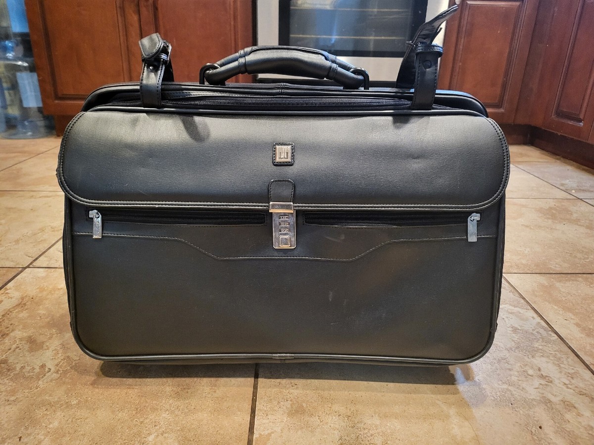 💥Rare Authentic Dunhill Classic Black Leather Rolling 💥Rare Authentic Dunhill Classic Black Leather Rolling