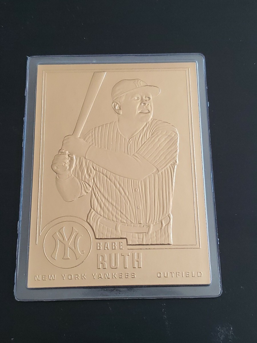 Babe Ruth Gold 1996 CMG Worldwide New York Yankees #30 Baseball