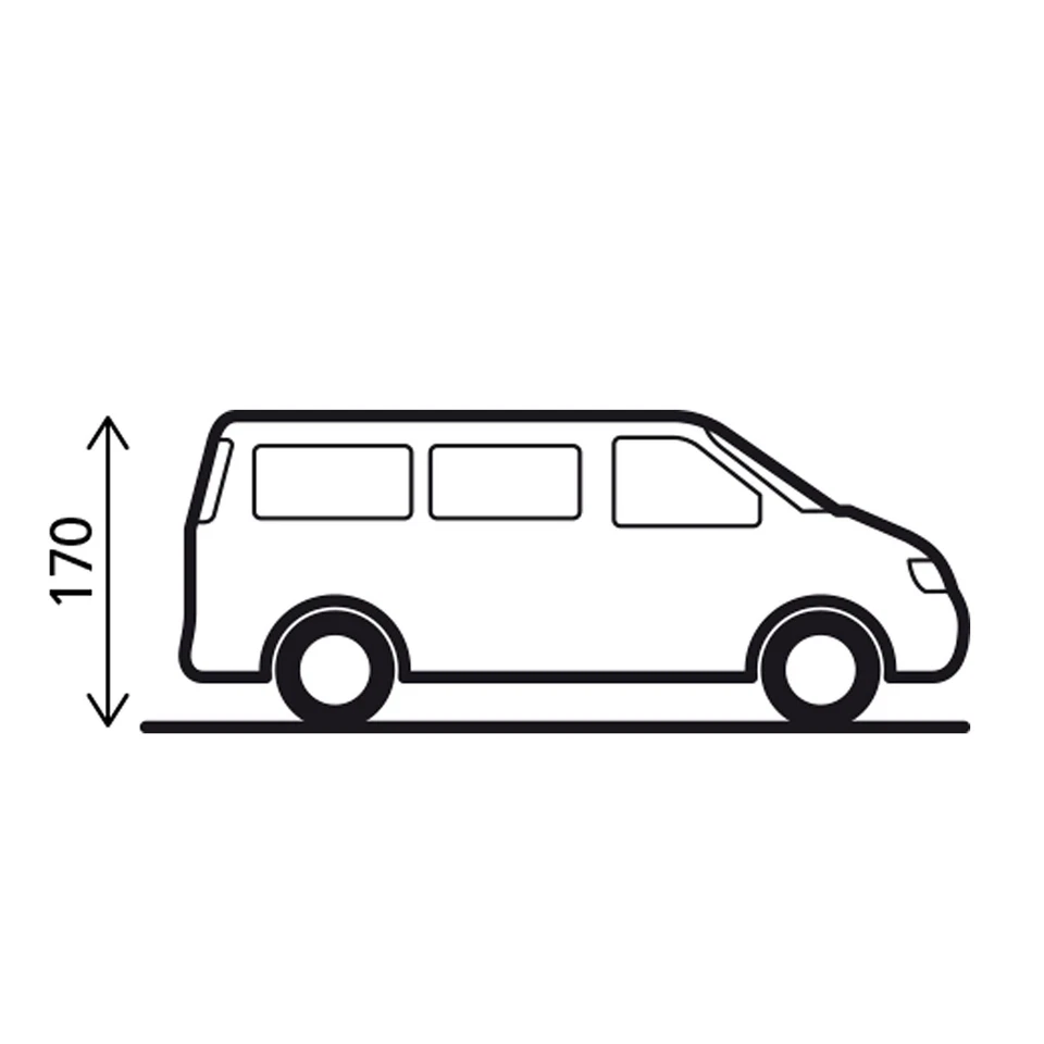 BRUNNER Heckzelt Pilote Caddy Mini Camper Bus Vor Zelt SUV Heck Klappe Camping - Bild 3 von 4