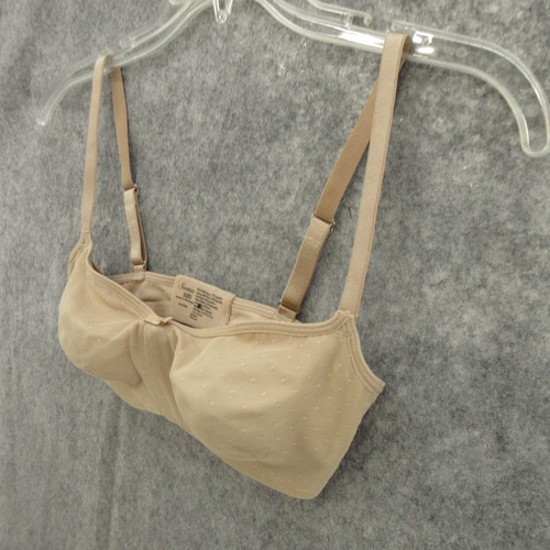 Soma Bra 32D Shadow Balconet Solid Nude Hook and Eye Adjustable Straps New - Picture 2 of 10