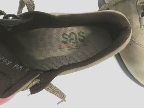 SAS Freetime Shoes Ladies Size 6 Suede Leather Stone Walking NICE! - Picture 4 of 7
