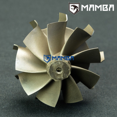 MAMBA 9 Blade AUDI VW GOLF R MK7 IHI IS38 Extreme Turbo Turbine Wheel(51.5/57.7)