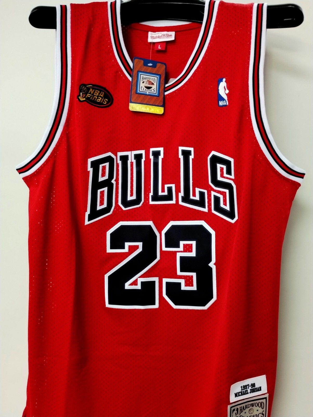 Chicago Bulls Jersey Michael Jordan #23 Red Throwback Stitched Jersey US Seller