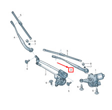 AUDI R8 4S Wischerarm vorne links LHD 4S79554071P9 4S7955407 1P9