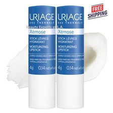 2 x Uriage Xemose Stick Levres Moisturizing Lip Stick 0.14oz/ 4g Exp Date 01/27