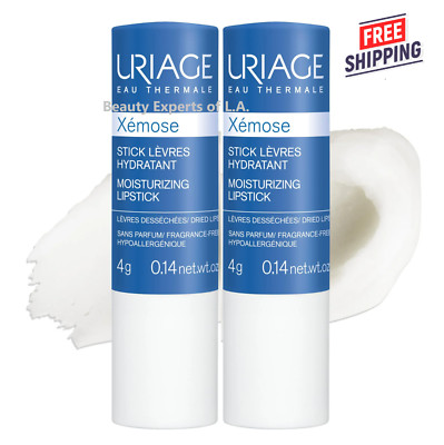 2 x Uriage Xemose Stick Levres Moisturizing Lip Stick 0.14oz/ 4g Exp Date 01/27