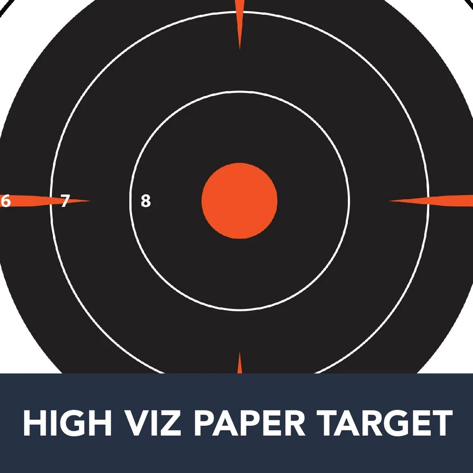 Allen EZ Aim Bullseye Target 8.5" -12pk- (15246A), Made in the USA, Ships Free. - Image 4 of 4