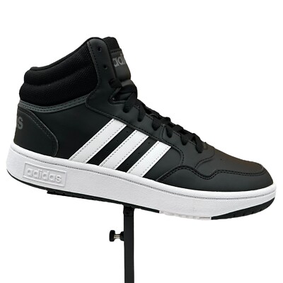 Adidas Hoops 3.0 Mid Top Youth Boys/Girls Basketball Sneaker Size 5  Black/White 195733779481| eBay