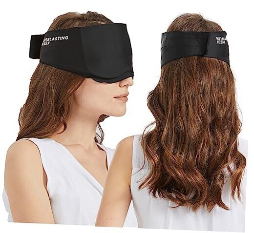 Cooling Eye Mask for Puffiness - Gel Eye Mask Reusable - Eye Ice Pack for-image