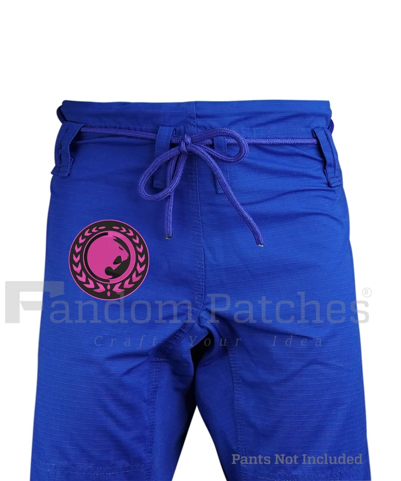 Gracie BJJ Martial Arts Patches Renzo Gracie Embroidery Patches BJJ Gi Patches - Image 4 of 4