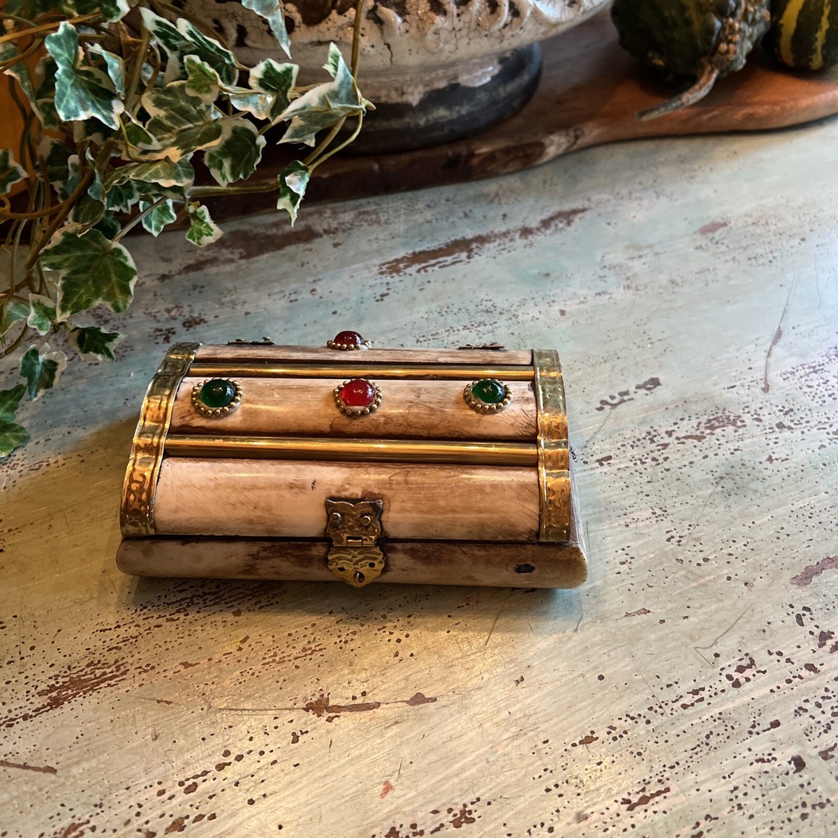 Brass Jewelry Box Hinges Brass Jewelry Box Brand Ace Craftique - Main Image