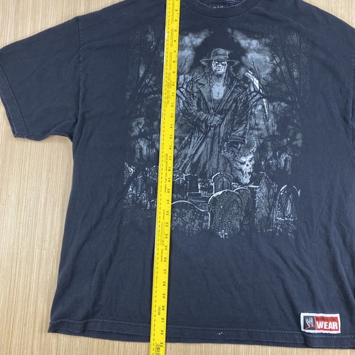 Vintage WWE Shirt Herren 3XL schwarz The Undertaker Cementary Graphic Tee Wrestling - Bild 9 von 14