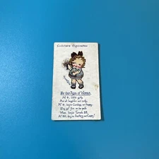 Tobacco Card Gallaher,Kute Kiddies Series, 1916 4 Ages Of Woman 68 Rare Scarce