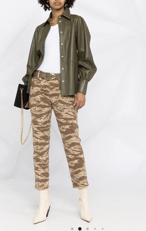 Nili Lotan Jenna Pant Tiger Camo NWOT $375 00