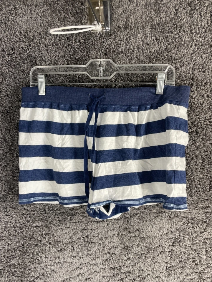 Kenneth Cole Reaction Conjunto de 2 Piezas para Dormir Para Mujer Mediano Azul Blanco Camisa y Corto Foto 4 de 4