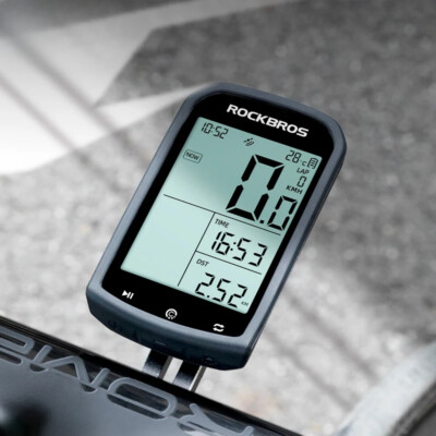 Bicycle Computer GPS 5.0 Bluetooth Waterproof Wireless Cyclocomputer Speedometer