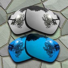 US Silver Sky Blue Polarized Lenses Replacement For-RB4165-54