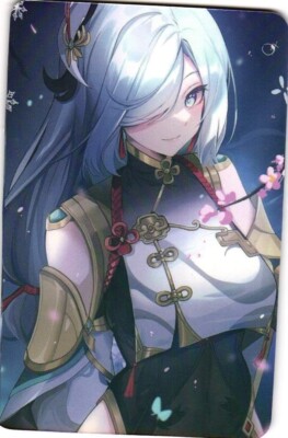 SHENHE SHEN HE Genshin Impact Goddess Story ACG Anime Waifu Custom Card