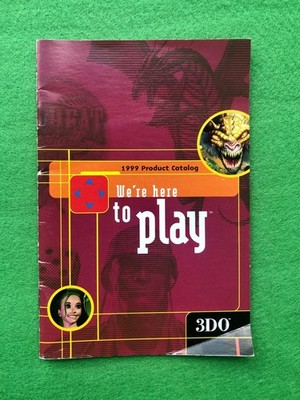 Vintage 3DO Video Game 1999 Product Catalog