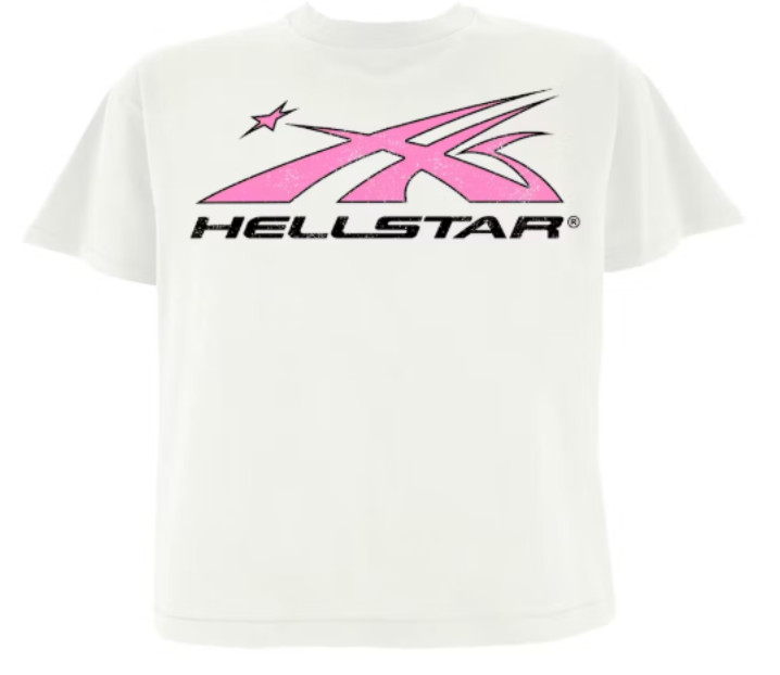 Hellstar Sport Logo T Shirt White Size Medium