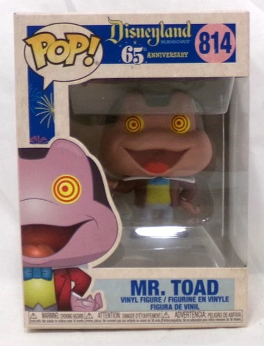 Funko Pop! 814 Mr.Toad Disneyland Resort 65th Anniversary Vinyl Figure New