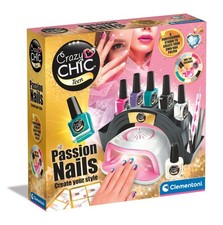 Clementoni 18784 Crazy Chic Passion Designer, Polish Set, Art and Crafts, Nail f