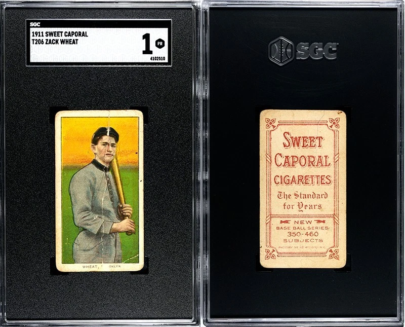 1909-11 T206 ORIGINAL Tobacco Baseball Cards "M thru Z" - All GRADED - U Pick - Image 3 of 4