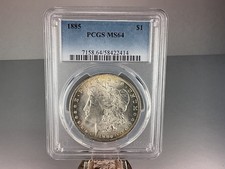 1883-O $1 VAM 36A, Partial E Rev HOT 50 (Regular Strike) Morgan