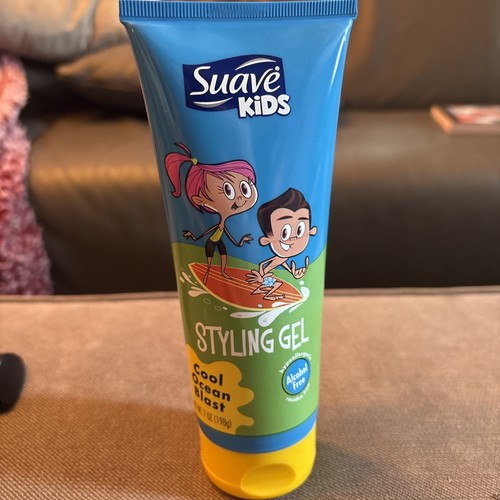 Suave Kids Cool Ocean Blast Styling Gel 7 Oz Free Shipping - Alcohol Free