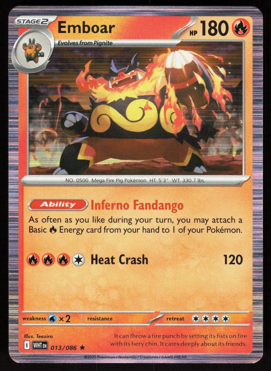 Pokemon Emboar for sale | eBay