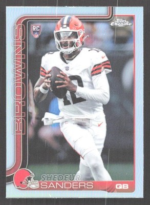 E889 - 2025 Topps Chrome - Rookies - Shedeur Sanders #315 - Refractor - RC