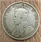 CANADA 1919 50 CENTS HALF DOLLAR KING GEORGE V SILVER CANADIAN COIN