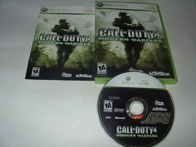 Call of Duty 4 Modern Warfare (Microsoft Xbox 360, 2007) CIB Tested